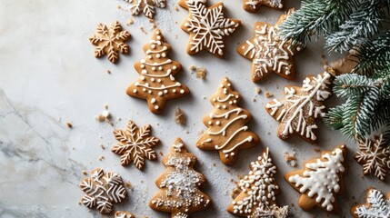 Cookie Extravaganza, A Mesmerizing Display of Delectable Treats on a Scrumptious Table