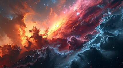 Space Sky Stars Galaxy Outer Background, Background Banner HD