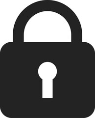 施錠された錠前のアイコンのイラスト