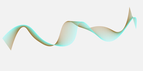  Abstract frequency sound wave lines and technology curve lines background. Abstract colorful glowing wave curved lines background. Design used for science, banner, template business and many more.