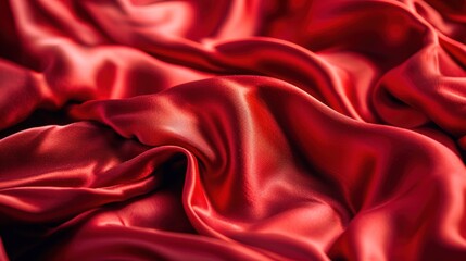 Fototapeta premium Vibrant Elegance, An Intimate Glimpse Into the Scarlet Tapestry of a Passionate Imagination