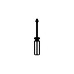 Repair screwdriver icon isolated on white background