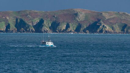 Obraz premium Paysage de la côte de granit rose à Ploumanac'h - Bretagne France