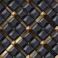 Luxury Quilted Leather Texture
