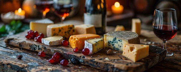Cheese Dreams, A Delicious Adventure of Exquisite Pairings and Culinary Romance on an Artistic Tabletop
