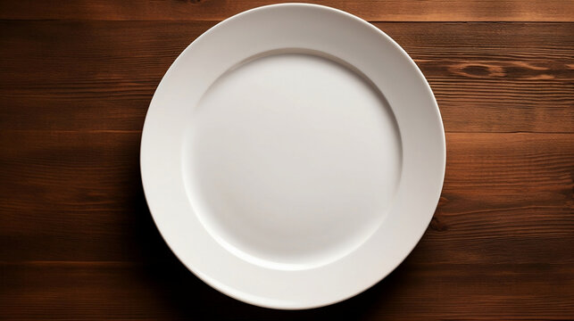 empty white plate representing anorexia issues