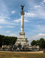 Fototapeta na wymiar Bordeaux - Quinconces - Monument Aux Girondins