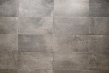 Grey tile texture background for bathroom. Ceramic tiles, seamless texture.