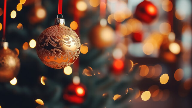 Weihnachtsbaum Schmuck und Geschinke