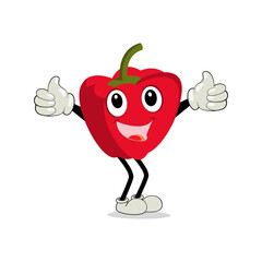 Apple Cartoon character Illustration of a Happy Apple Character. Red, yellow, green apple funny character, concept of health care for kids