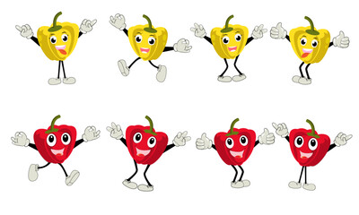 Apple Cartoon character Illustration of a Happy Apple Character. Red, yellow, green apple funny character, concept of health care for kids
