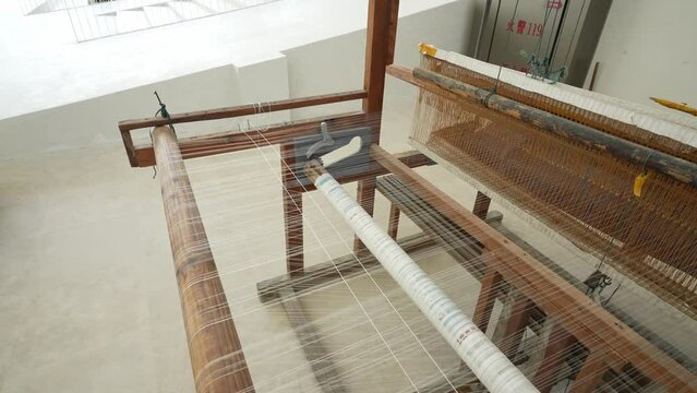wooden loom