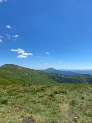 landscape with blue sky