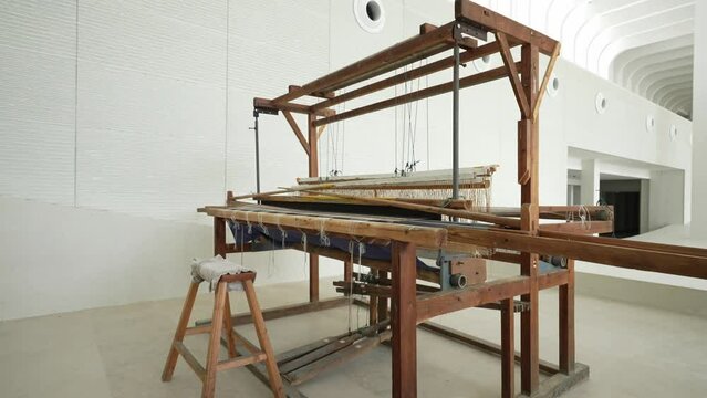 wooden loom
