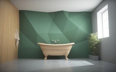 Modern conceptual bathroom. Creative concept.