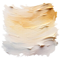Obraz premium beige color brush stroke isolated
