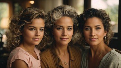 Obraz premium Three women of different ages