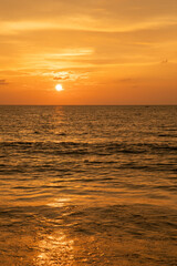 Sunset in Negombo Beach, Sri Lanka