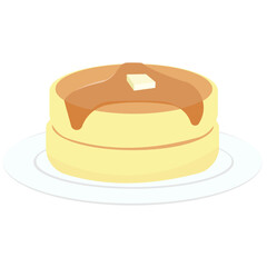 パンケーキのイラスト