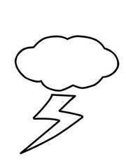 Set of line icons related to cloud computing, cloud services, server, cyber security, digital transformation. Outline icon collection. Editable stroke. Vector illustration