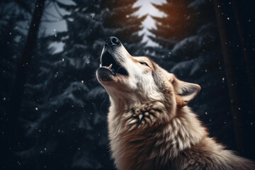 A Wolf's Ode to the Full Moon