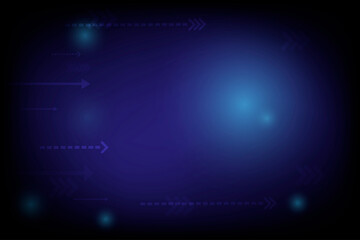 technology background by using arrow in grow up concept 