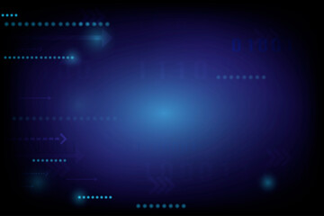 technology background by using arrow in grow up concept 