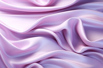 Obraz premium Close-up of pink silk fabric with gentle waves