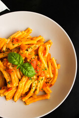  Classic Italian Culinary Delight Pasta with tomato and basil Sauce