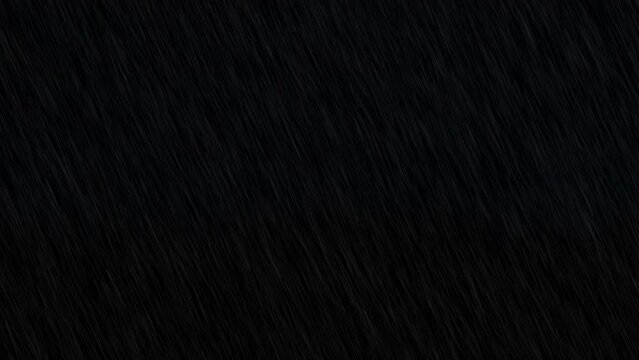 Night storm and great zippers. Heavy rain landscape near river, 4k