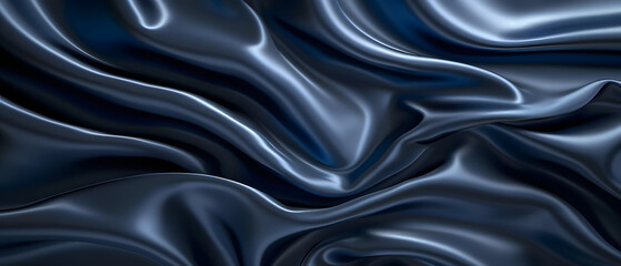 Fototapeta premium Glossy fabric, flowing, beautiful background 