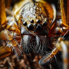 Spider, macro, photo