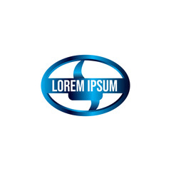 Modern initial S logo for automotive companies