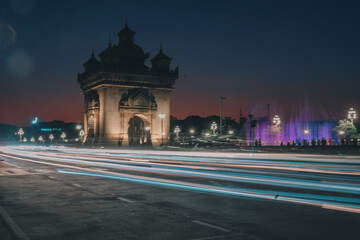 Obraz premium Patuxay Monument, Vientiane