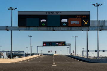 Calais Ferry Port Exit