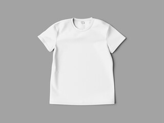 Men tshirt 3d isolated mockup top view
