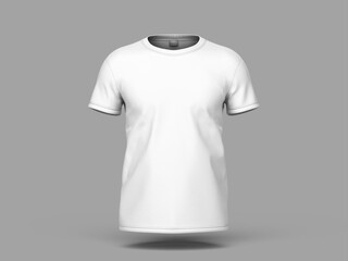 Men tshirt 3d isolated mockup front view