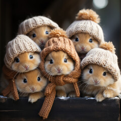 Adorable Baby Rabbit Celebrating Special Occasions