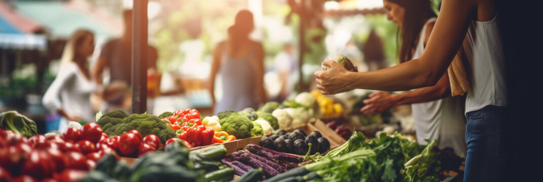 Open Market, Vegetable And Fruit Fair, Open Market