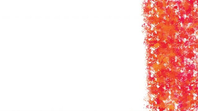 Red Splatter Grunge Animation For Transition or CG Background