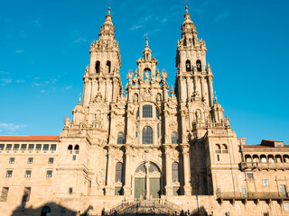 Fototapeta na wymiar Cathedral of Santiago de Compostela, Galicia, Spain. High quality photo