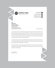 company business letterhead template design