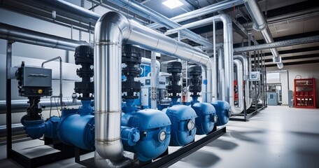 The Essential Role of Pipework in Distributing Energy within an Industrial Setting - obrazy, fototapety, plakaty