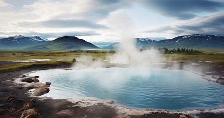 Sulfur and Steam - The Intriguing Allure of a Geothermal Hot Spring Landscape