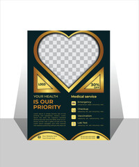 illustration of an background with heart. Modern design template for business. Top luxury business flyer. Modern design template. Modern business card template. Corporate business flyer.