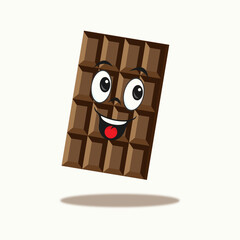 funny cartoon chocolate bar 