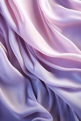 Obraz premium Gradient pink silk fabric with soft waves