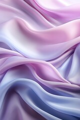 Obraz premium Gradient pink and blue silk fabric