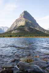 Mt. Grinnell and Swiftcurrent Lake in Glacier National Park