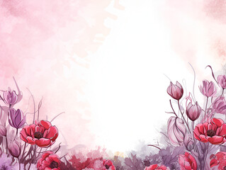 background with border, Mother’s Day themed